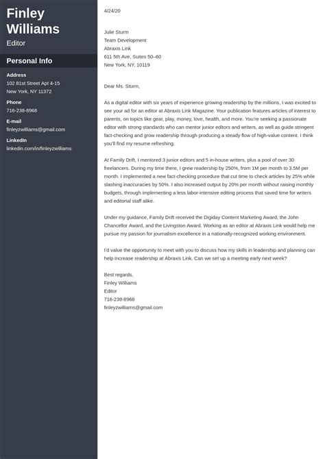 Crafting an Editor Cover Letter: Your Guide to a Standout Application
