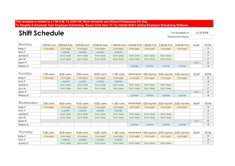 Master Employee Scheduling with Excel: Boost Productivity