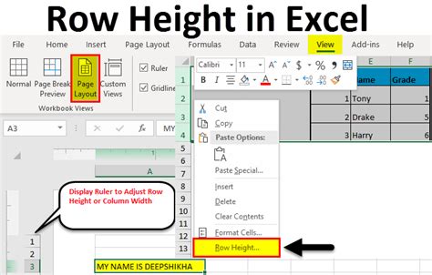 Mastering Row Height in Excel: A Comprehensive Guide to Perfect Formatting