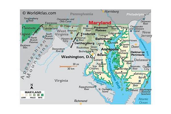 Exploring Maryland's Geography: What 'MD' Means on a Map