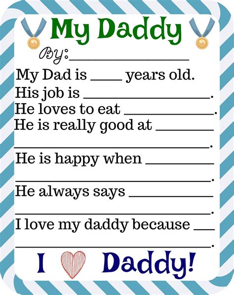 Heartfelt Gestures: Free Printables for a Memorable Fathers Day