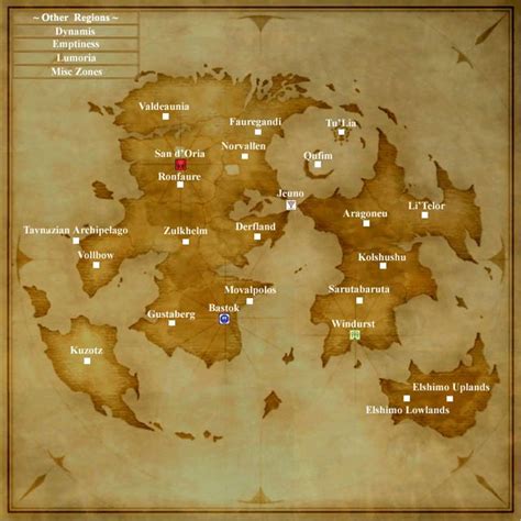 Unveiling the World of Vana'diel: A Complete Guide to FFXI Zones