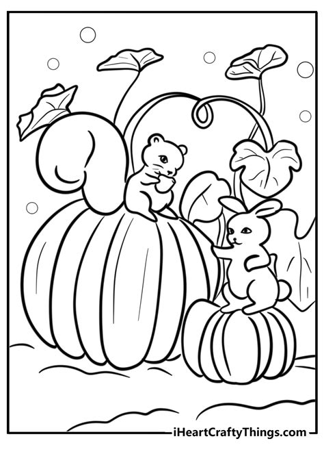 Delightful Free Fall Coloring Sheets for All Ages