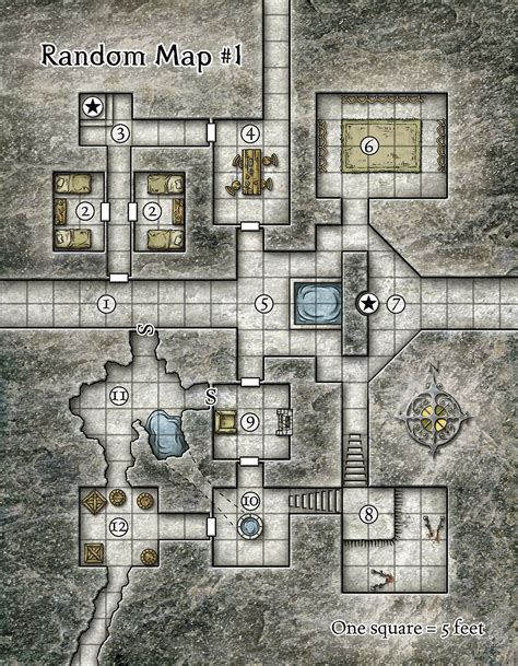 Unlock Your Adventures: Free Printable D&D Maps for Epic Campaigns