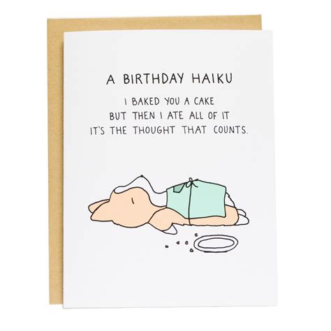 Funny Birthday Haiku: A Humorous Verse for Your Special Day