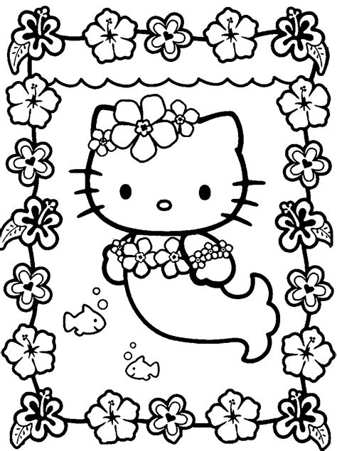 Adorable Hello Kitty Coloring Pages for Creative Fun