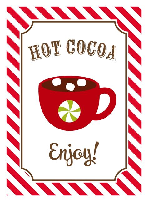 Cozy Hot Cocoa Printables for Winter Warmth & Festive Cheer