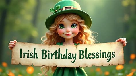 Charming Irish Birthday Sayings and Blessings