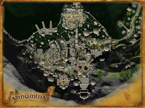 Exploring the Ancient City: Unveiling the Map of Annuminas