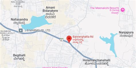Unveiling Bannerghatta Road: A Detailed Map and Discovery Guide