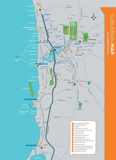 Explore Perth's Northern Suburbs: A Comprehensive Map Guide