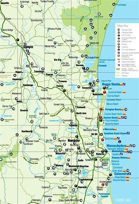 Map of the Sunshine Coast: Your Essential Guide to Queensland's Beauty