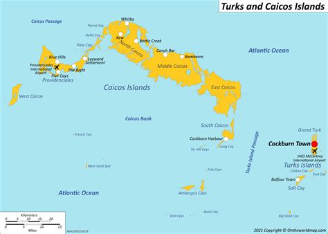 Exploring the Beauty: Comprehensive Map of Turks and Caicos Islands