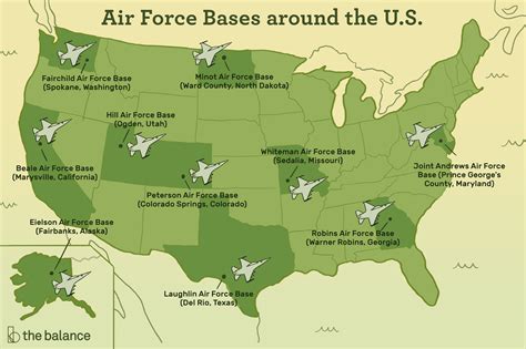 Unveiling the Global Reach: A Comprehensive Map of USAF Bases Worldwide