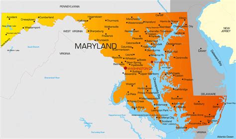 Unveiling Maryland: A Journey Through Maps and Marvels