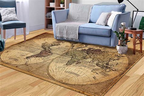 Explore the World: Captivating Map Rugs for Every Home