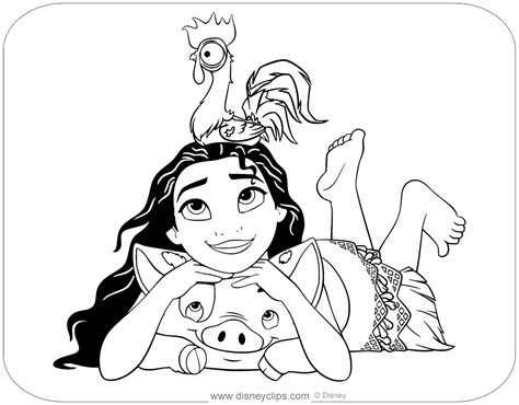 Free Moana Coloring Pages: Dive into an Ocean of Creativity