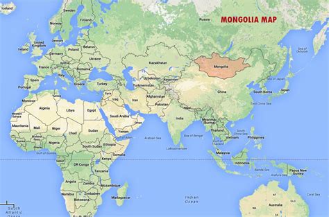 Exploring Mongolia on a Map: Unveiling the Land of Eternal Blue Sky