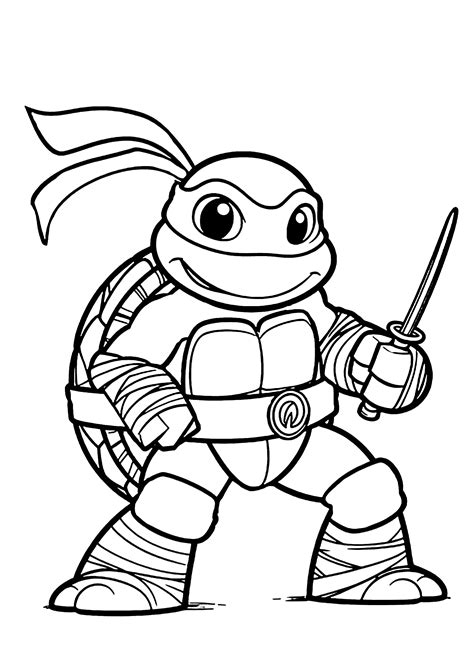 Unleash Creativity: Free Printable Ninja Turtle Coloring Pages for Kids