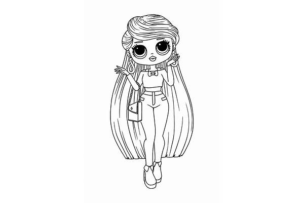 OMG Doll Colouring Pages: Fabulous Fun for Kids