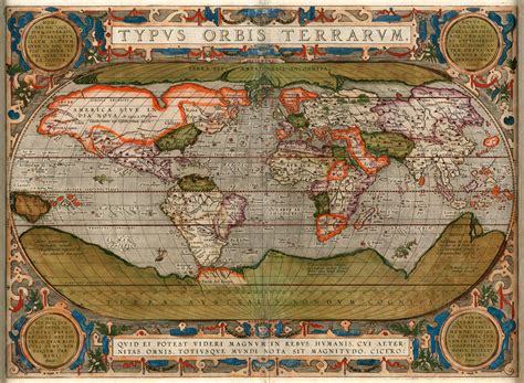 Unveiling the World: Ortelius's Typus Orbis Terrarum Map and Its Enduring Legacy