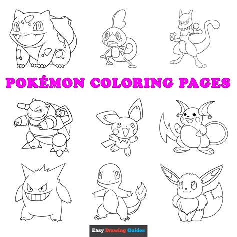 Catch 'Em All: Free Printable Pokémon Coloring Pages & Activities for Kids