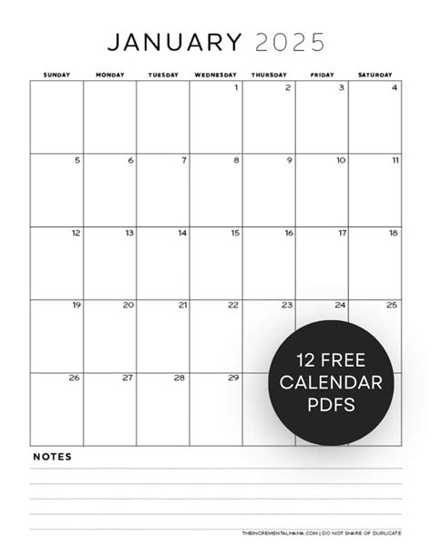 Printable Calendar Formats for Every Need