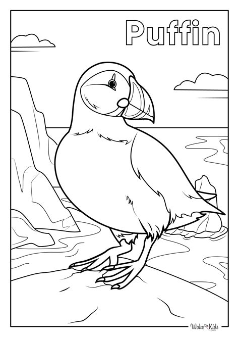 Delightful Puffin Colouring Pages for Creative Minds