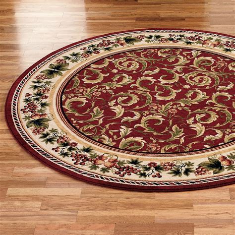 Elevate Your Kitchen Style with Charming Round Rugs