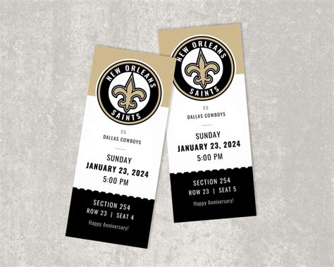 New Orleans Saints Game Tickets: Experience the Thrill Live