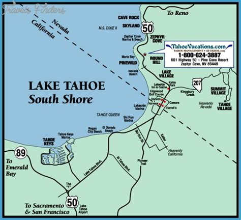 South Lake Tahoe Map: Your Guide to Unforgettable Adventures