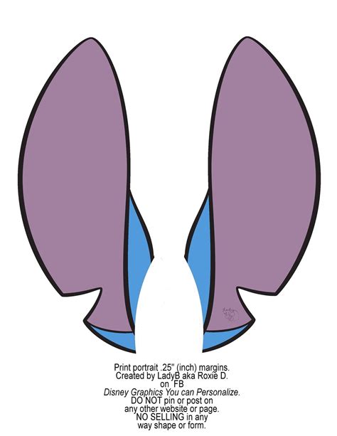 Stitch Ears Printable: Easy DIY for Lilo & Stitch Fans