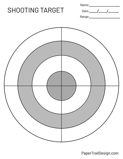 Free Printable Shooting Targets for Precision Practice & Fun