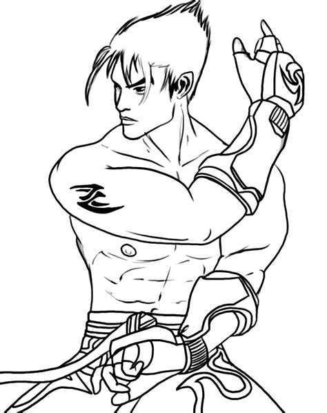Unleash Your Inner Fighter: Exciting Tekken Colouring Pages for Every Fan