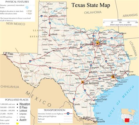 Unveiling Texas: A Traveler's Guide Through Its Diverse Maps