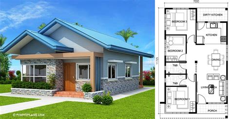 Three Bedroom Bungalow Design: Cozy Homes for Modern Living