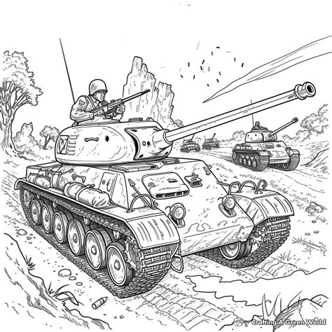 Engaging WWII Colouring Pages for Education and Fun