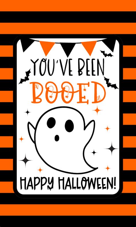 Delightful Free Printable You've Been Booed Kit for Halloween Fun
